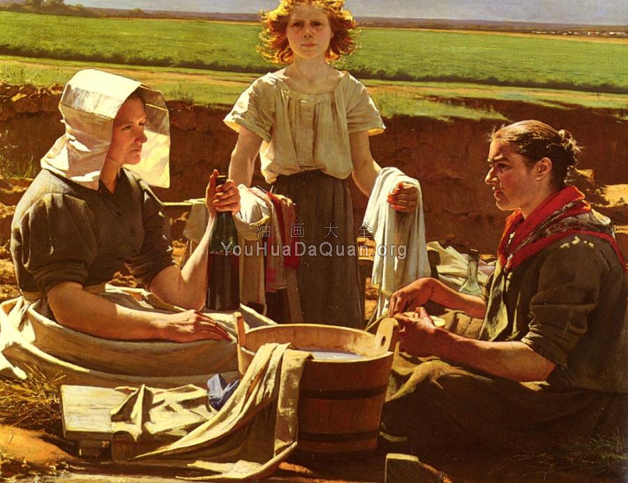 The Washerwomen's Lunch - 简·尤金·布兰德